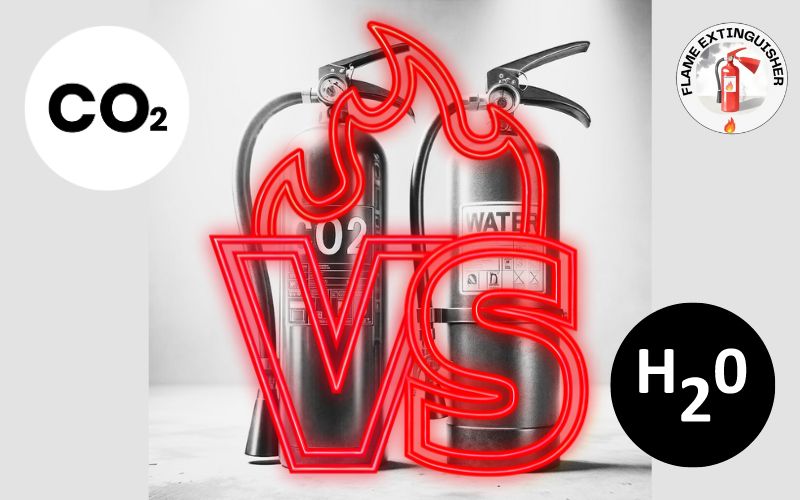 CO2 Fire Extinguishers VS Water Fire Extinguishers | Flame Extinguisher CO2 Fire Extinguishers VS Water Fire Extinguishers