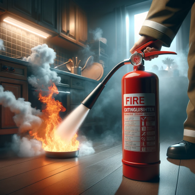 Fire Extinguisher Kitchen Fire